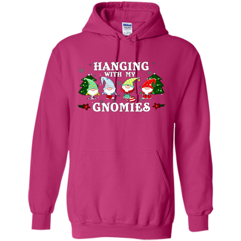 Christmas Garden Gnome Hanging With My Gnomies Shirt Sweater - Hoodie