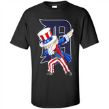 MLB DETROIT TIGERS UNCLE SAM DABBING INDEPENDENCE DAY