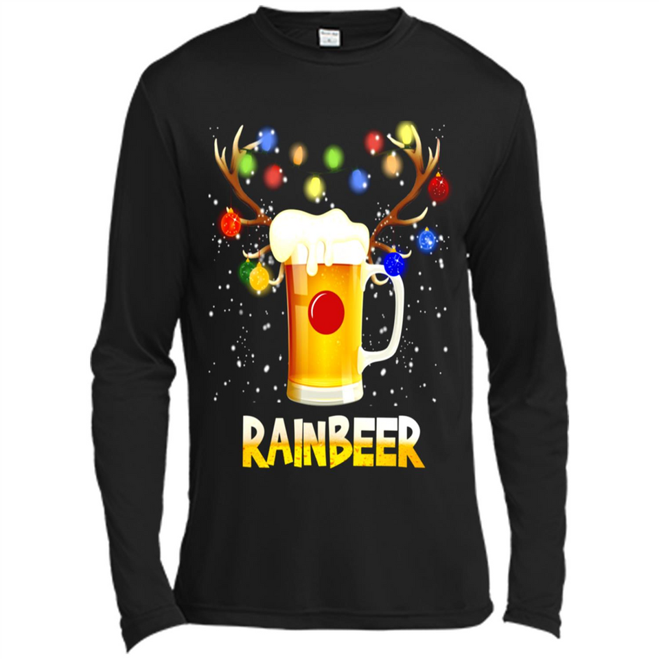 Rainbeer Christmas Reindeer Beer Drinking