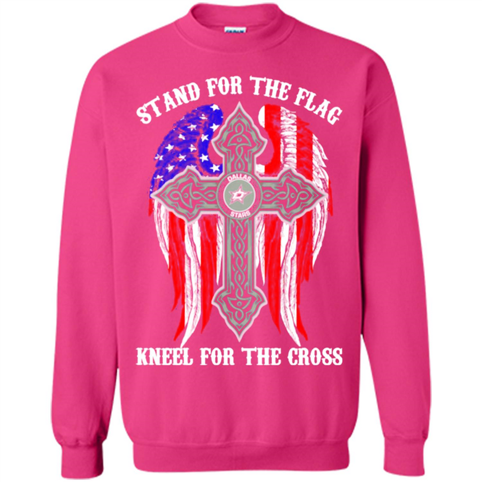 Dallas Stars - stand for the flag kneel for the cross