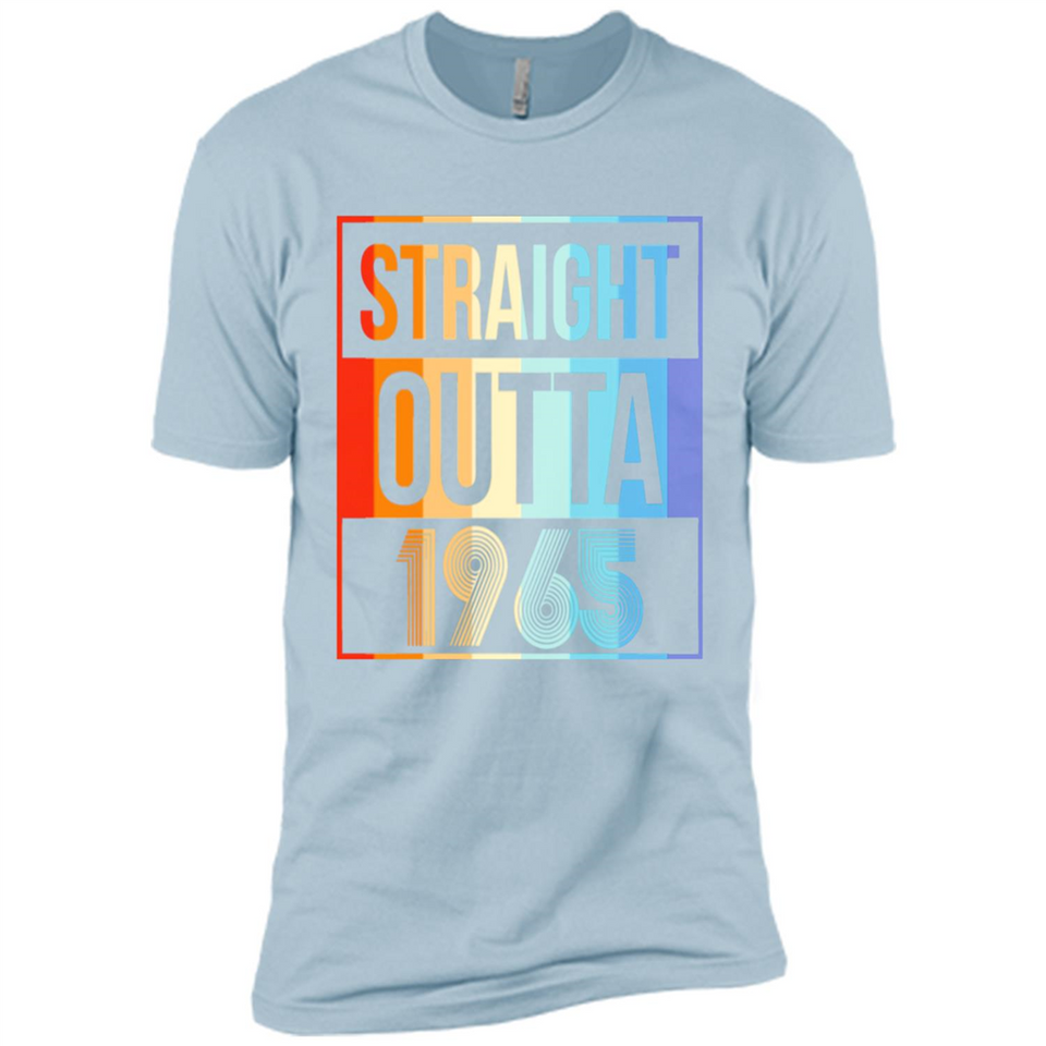 Retro Straight Outta 1965 53 Years Old - Premium Short Sleeve T-Shirt