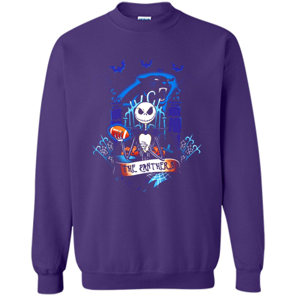 Carolina Panthers Halloween The Nightmare Before Christmas - Sweatshirt