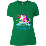 Unicorns are born in Virgo Birthday Rainbow Gift Ladies Custom