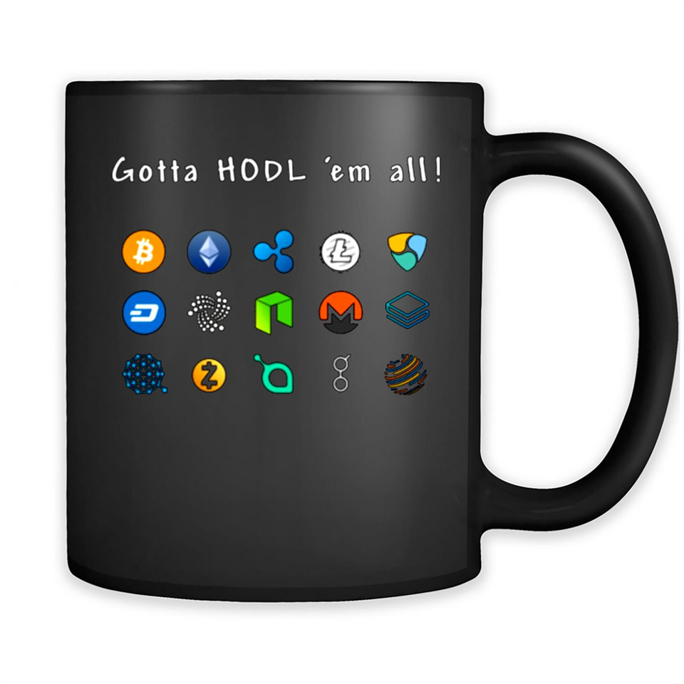 Ethereum Bitcoin Litecoin Gotta HODL em all Crypto PING PONG