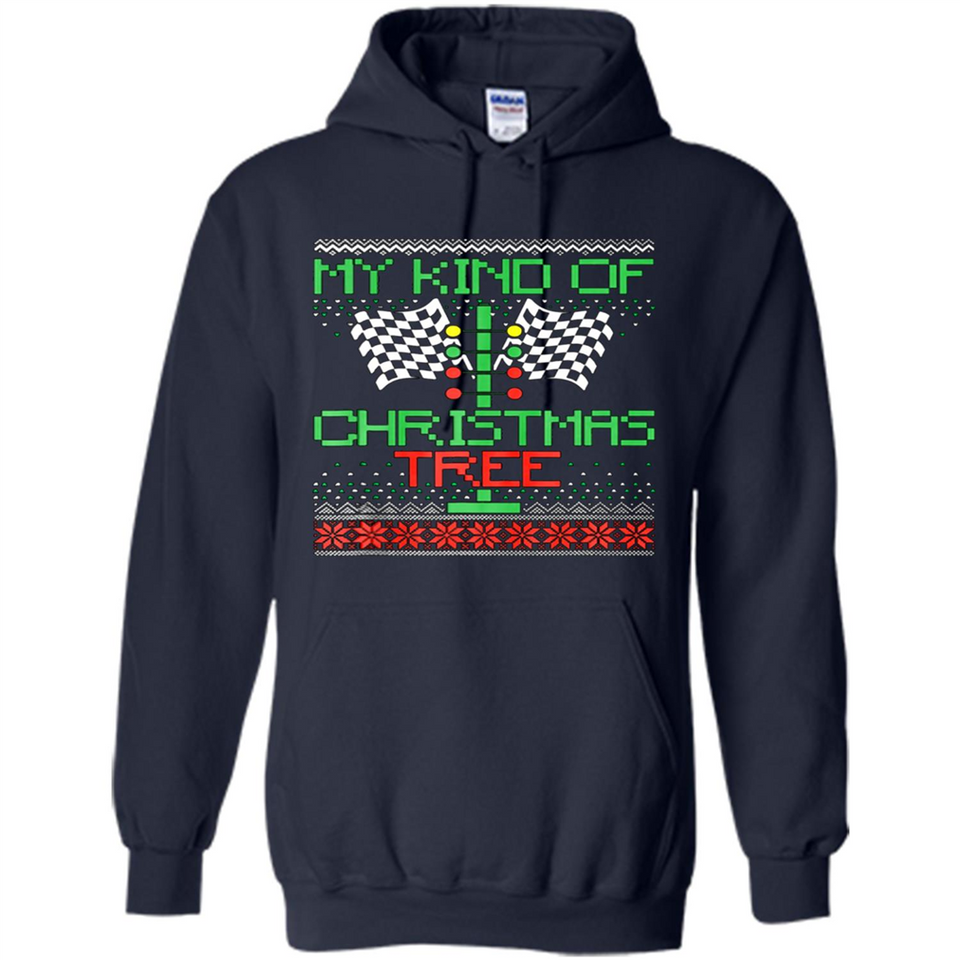 Funny Drag Racing Ugly Christmas Holiday Tree PING PONG