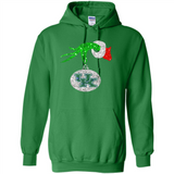 Amazing shirt Kentucky Wildcats Glitter Grinch Monogram Ornament Christmas Gift - Hoodie