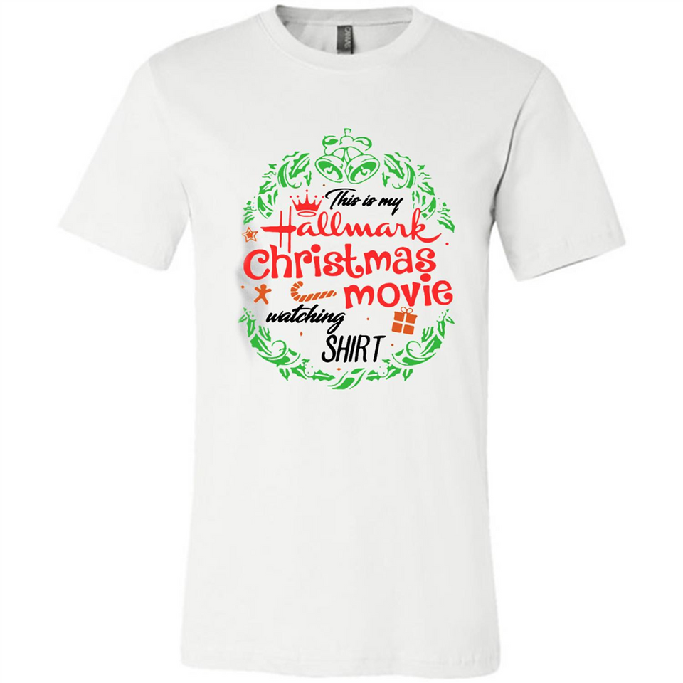 This is My Hallmark-Christmas Movies Watching Sporty T-Shirt - Canvas Unisex T-Shirt