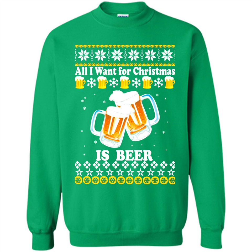 All I want for Christmas is Beer Sweater PINGPONG