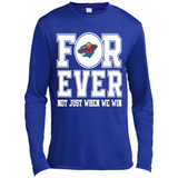 Minnesota Wild Forever For ever not just when we win - Canvas Long Sleeve T-Shirt