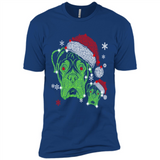 Boxer Dog diamond Christmas - Premium Short Sleeve T-Shirt