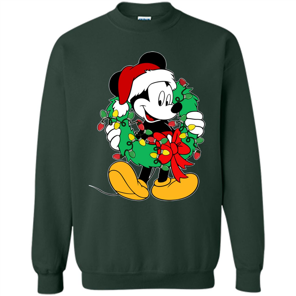 Mickey Mouse Merry Christmas Disney Sweatshirt - Sweatshirt