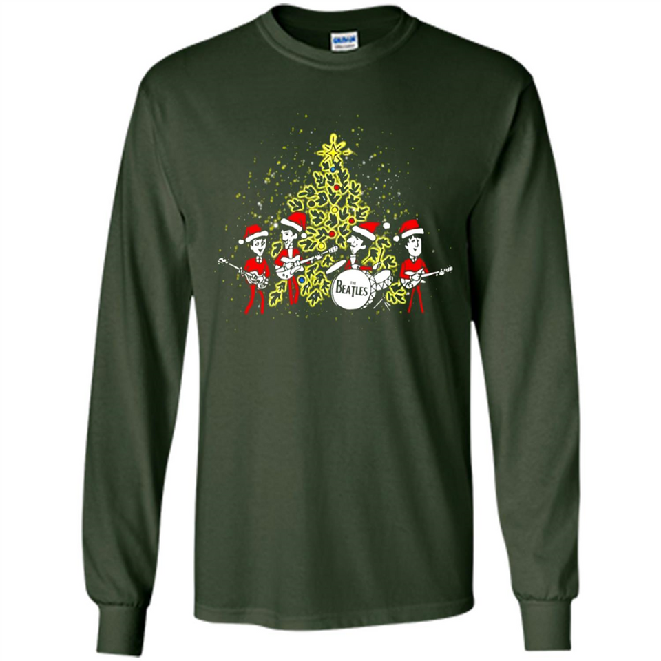 The Beatles chibi Christmas - Long Sleeve T-Shirt