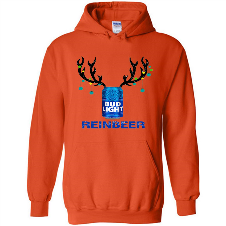 Bud Light Reinbeer Funny Beer Reindeer Christmas Sweatshirt - Hoodie