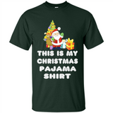 This is My Christmas Pajama Shirt - Santa Bear Tree Gift Tee