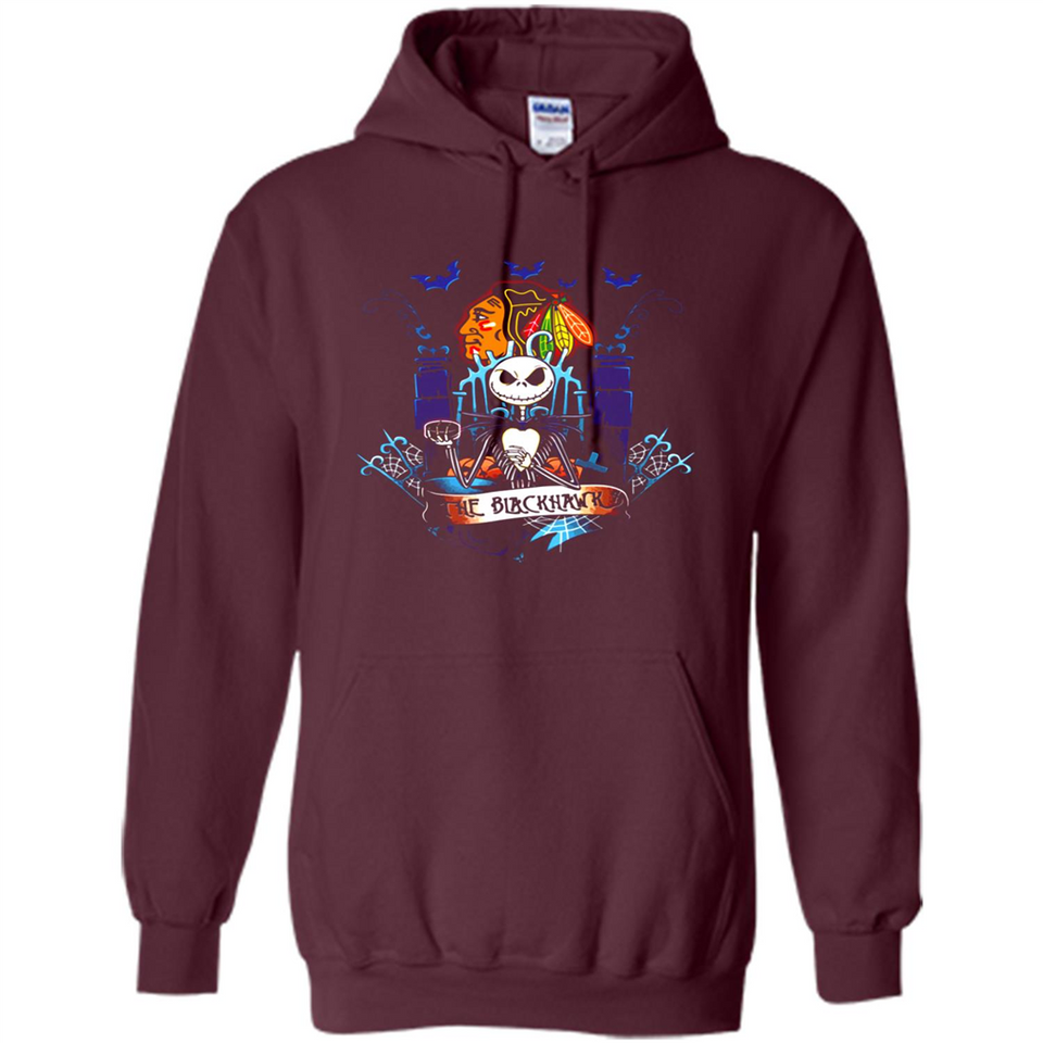 Chicago Blackhawks Halloween The Nightmare Before Christmas - Hoodie