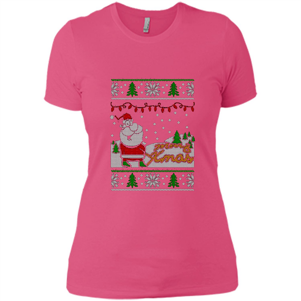 Bad Santa pingpong - Ladies' Boyfriend T-Shirt