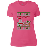 Bad Santa pingpong - Ladies' Boyfriend T-Shirt