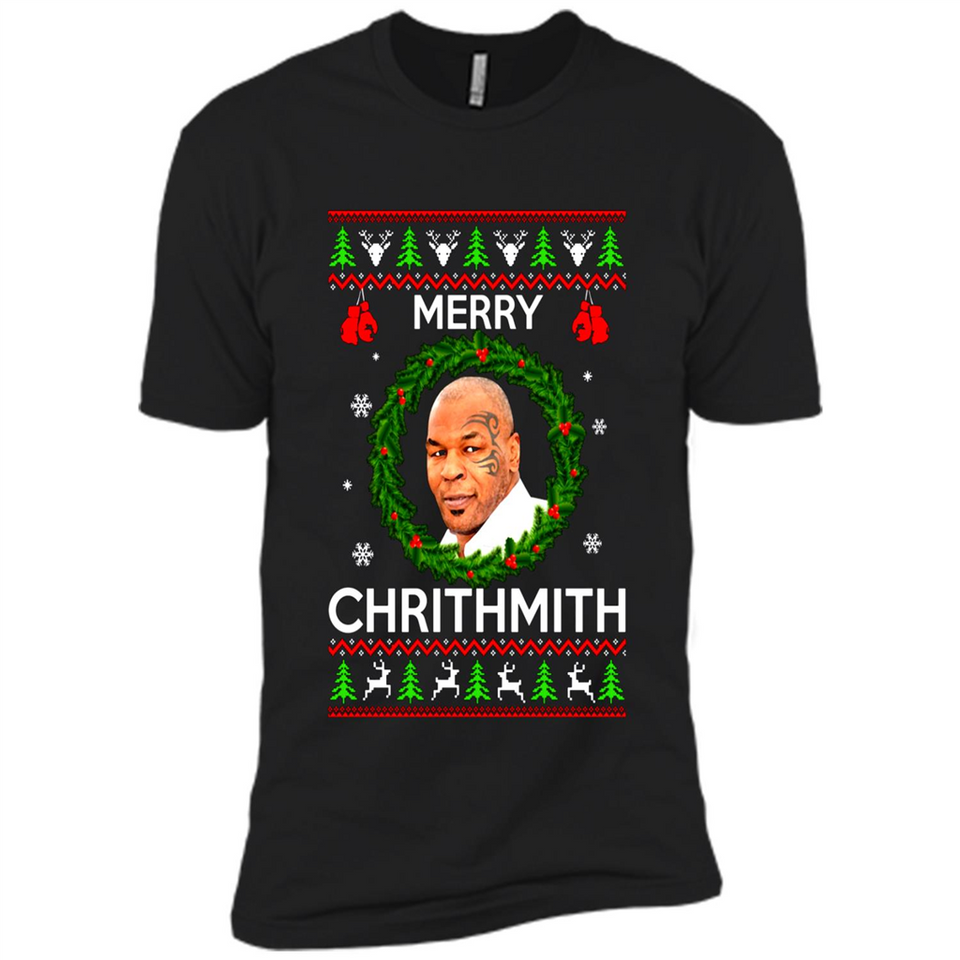 Mike Tyson Merry Chritmith Christmas Sweatshirt PINGPONG