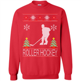 roller hockey Christmas ugly