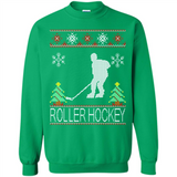 roller hockey Christmas ugly