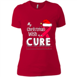 My Christmas Wish Is A Cure Breast Cancer Awareness sweater PINGPONG