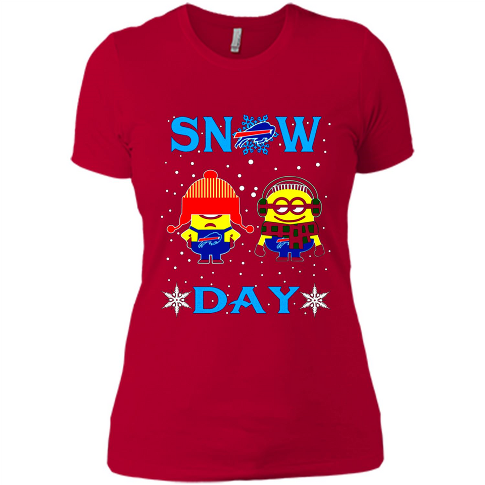 Snow Day Shirt For Buffalo Bills Vs Minion Fans pingpong