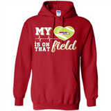 Seattle Seahawks Football My Heart is on that Field - Hoodie