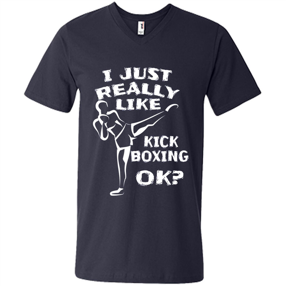 Kick Boxing Shirt Kick Boxer Boxing Workout - Men's V-Neck