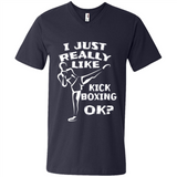 Kick Boxing Shirt Kick Boxer Boxing Workout - Men's V-Neck
