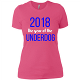 2018 The Year of the underdog tee - Ladies' Boyfriend T-Shirt