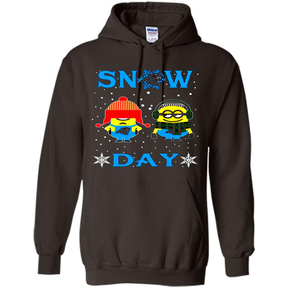 Snow Day Shirt For Carolina Panthers Vs Minion Fans pingpong