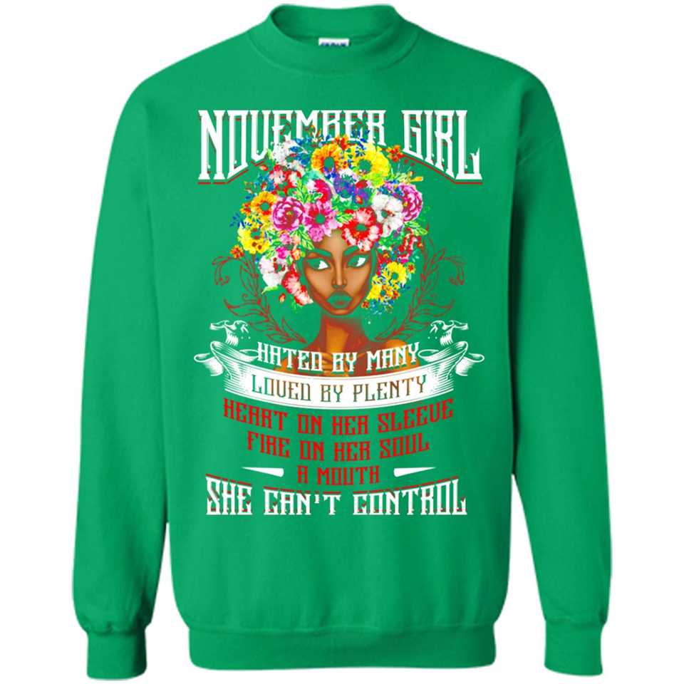 November Girl Flower - Sweatshirt