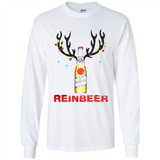 Miller High Life beer reinbeer Christmas - Long Sleeve T-Shirt