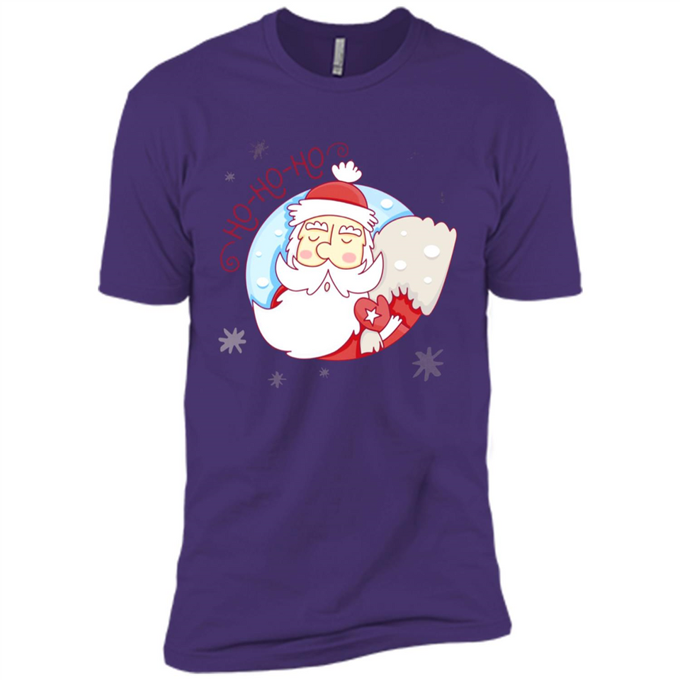Cute Santa Claus Ho Ho Ho - Premium Short Sleeve T-Shirt