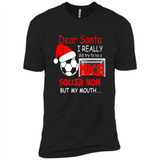 Dear Santa I Really Did Try To Be A Nice Soccer Mom Sweatshirt - Premium Short Sleeve T-Shirt