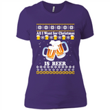 All I want for Christmas is Beer sweater - Ladies' Boyfriend T-Shirt