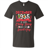 December 1985 33 Years Of Being Classy Sassy - Men's V-Neck