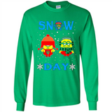Snow Day Shirt For Florida Panthers Vs Minion Fans pingpong