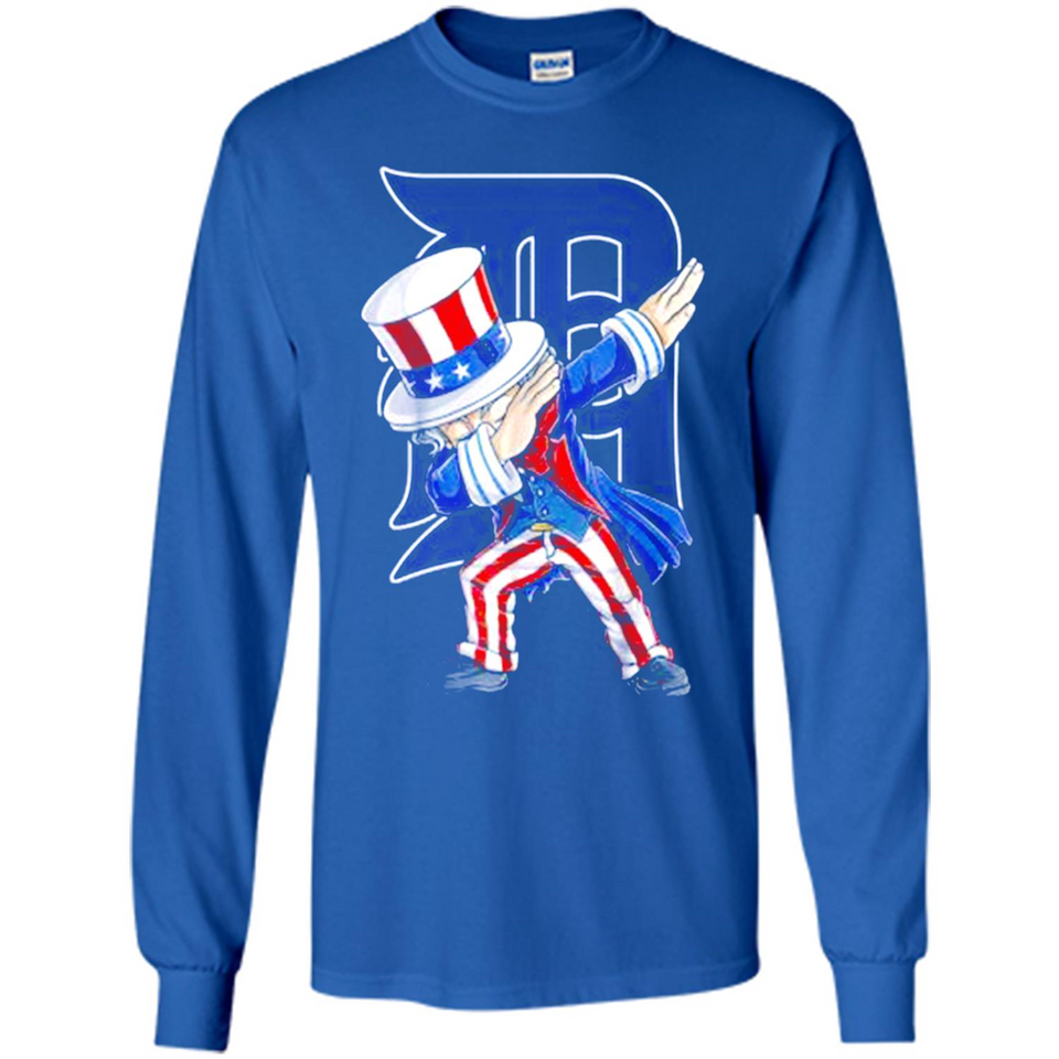 MLB DETROIT TIGERS UNCLE SAM DABBING INDEPENDENCE DAY