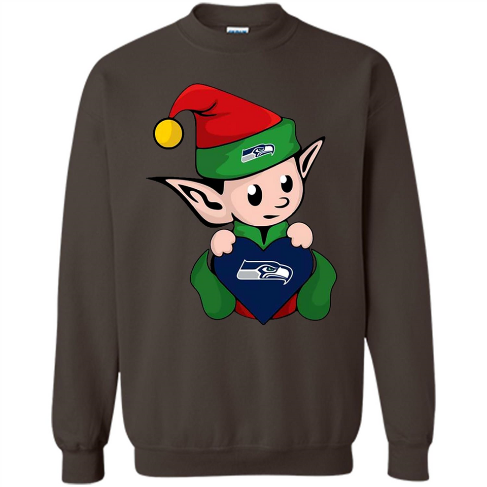 Seattle Seahawks ELF Elves Grinch Santa Claus