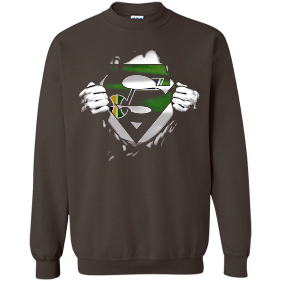 Utah Jazz And Superman Fans - Sweatshirt