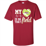 Seattle Seahawks Football My Heart is on that Field - Shirt