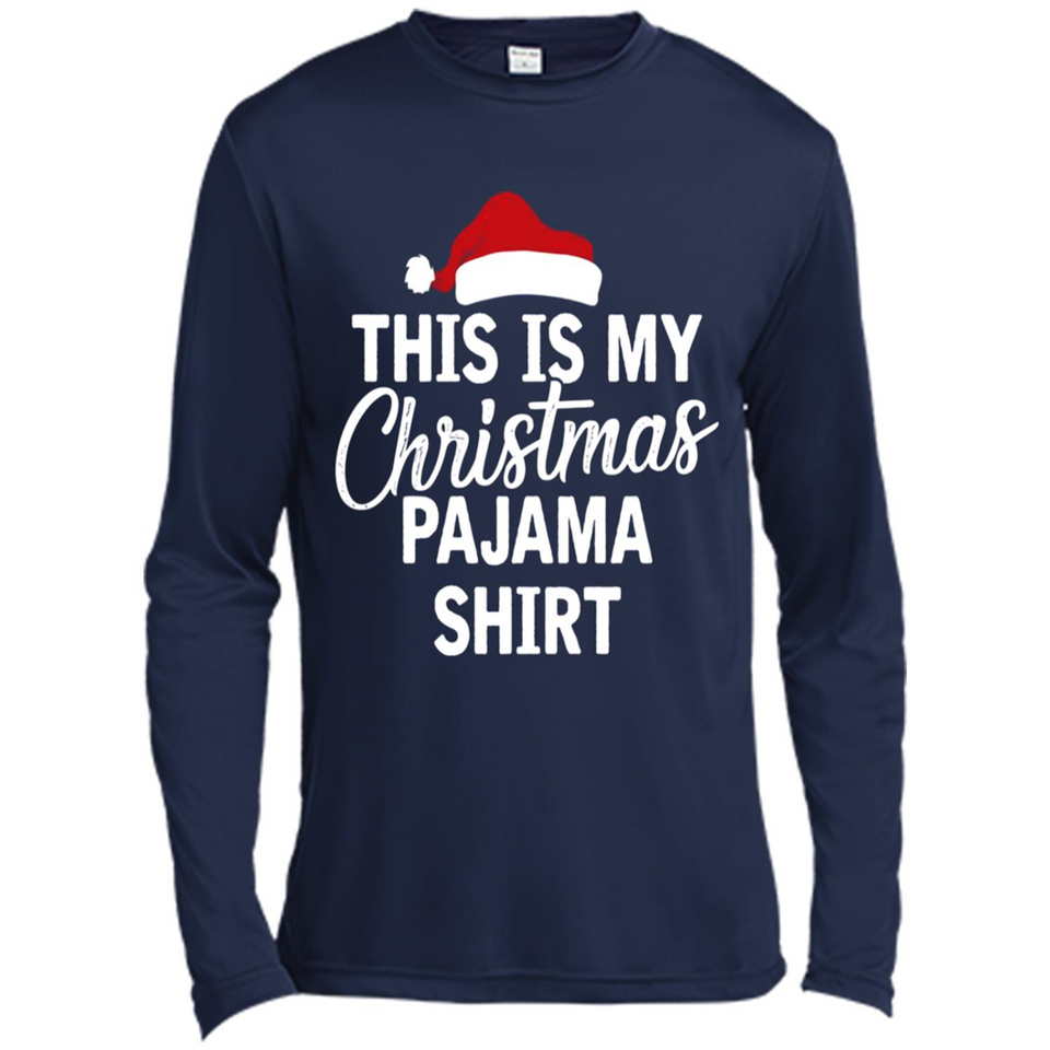 This Is My Christmas Pajama Family Matching - Canvas Long Sleeve T-Shirt