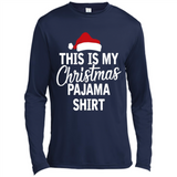 This Is My Christmas Pajama Family Matching - Canvas Long Sleeve T-Shirt