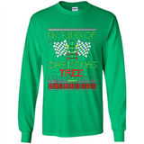 Funny Drag Racing Ugly Christmas Holiday Tree PING PONG
