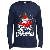 Merry Christmas Pig s - Canvas Long Sleeve T-Shirt