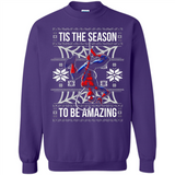 Marvel Spider Man Tis The Season To Be Amazing Ugly Christmas Mug PINGPONG - Sweatshirt