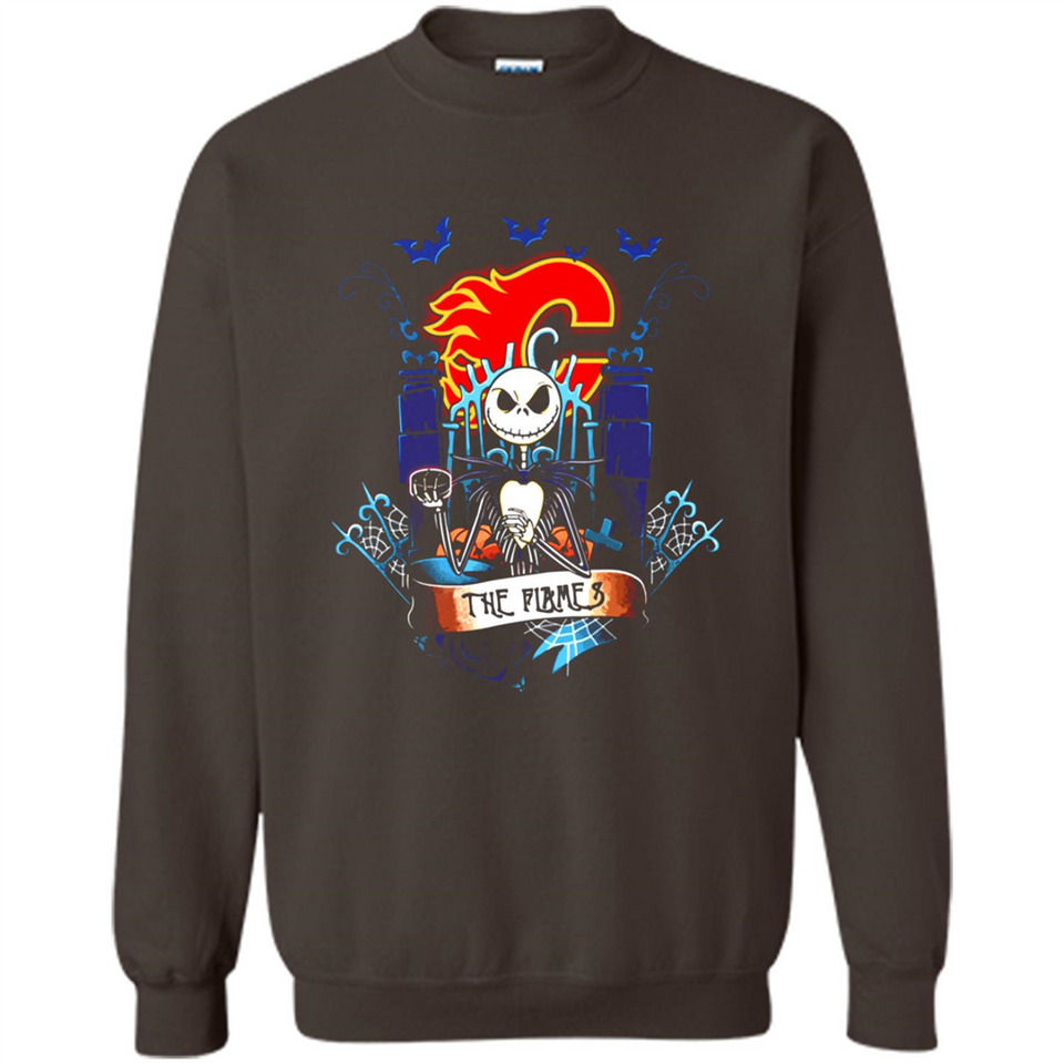 Calgary Flames Halloween The Nightmare Before Christmas - Sweatshirt