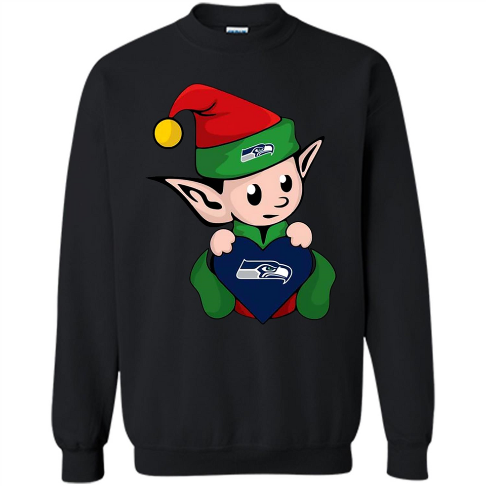 Seattle Seahawks ELF Elves Grinch Santa Claus