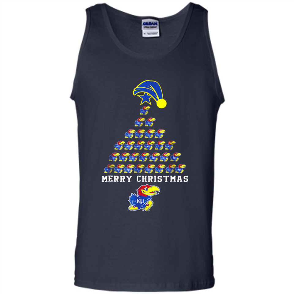 Perfect Kansas Jayhawks Christmas Tree PINGPONG
